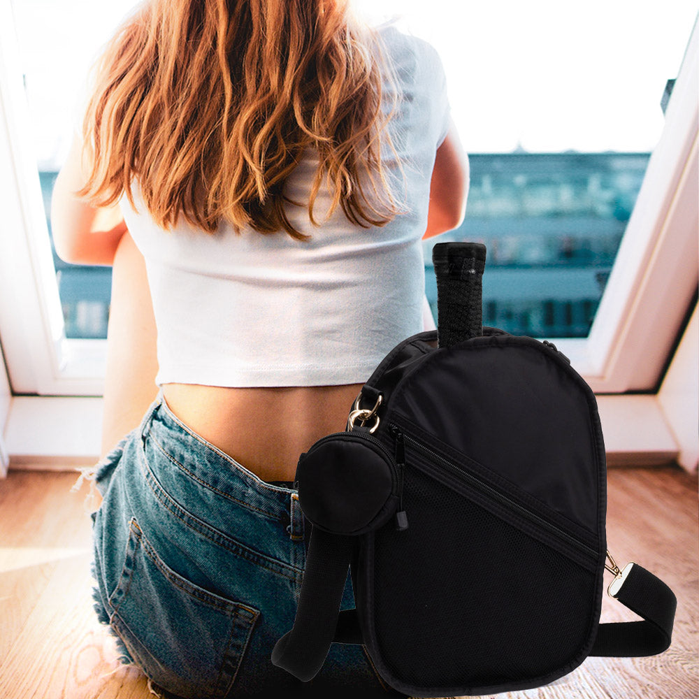 

Сумка через плечо для пиклбола FASHNZFAB, черный