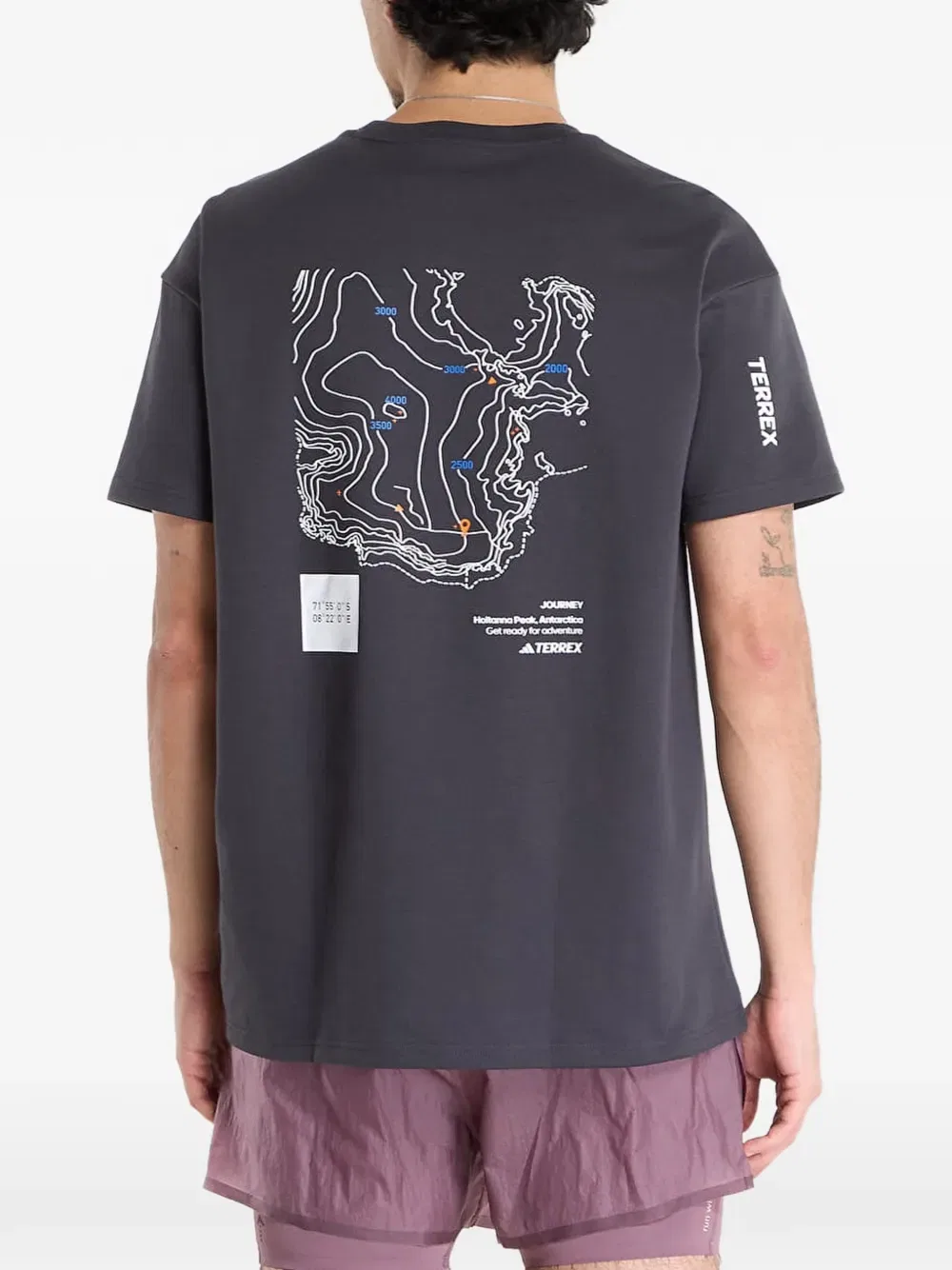 Футболка Terrex xploric с круглым вырезом Adidas, серый — фото 3