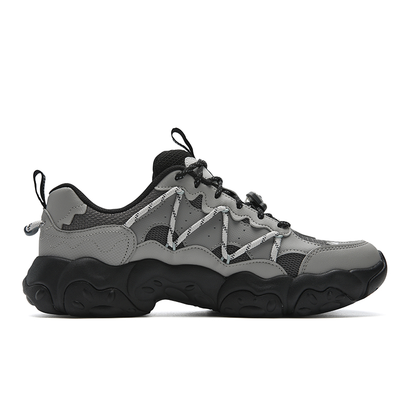 FILA Кроссовки мужские FLUID 6 с амортизацией, устойчивые к истиранию, с полным покрытием, легкие, низкие, массивные, песочный теплый серый — фото 3