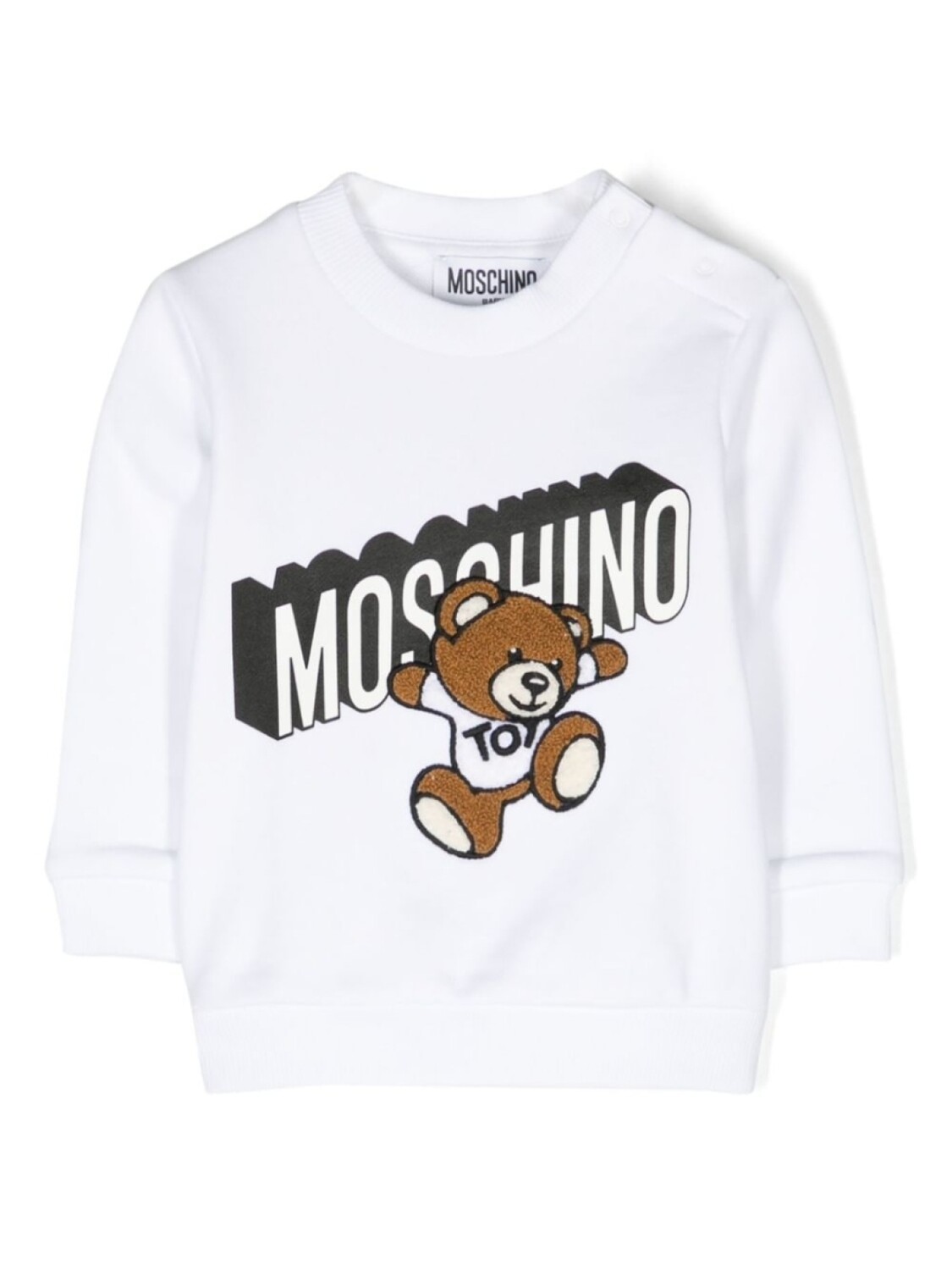 

Moschino Kids толстовка Teddy Bear, белый