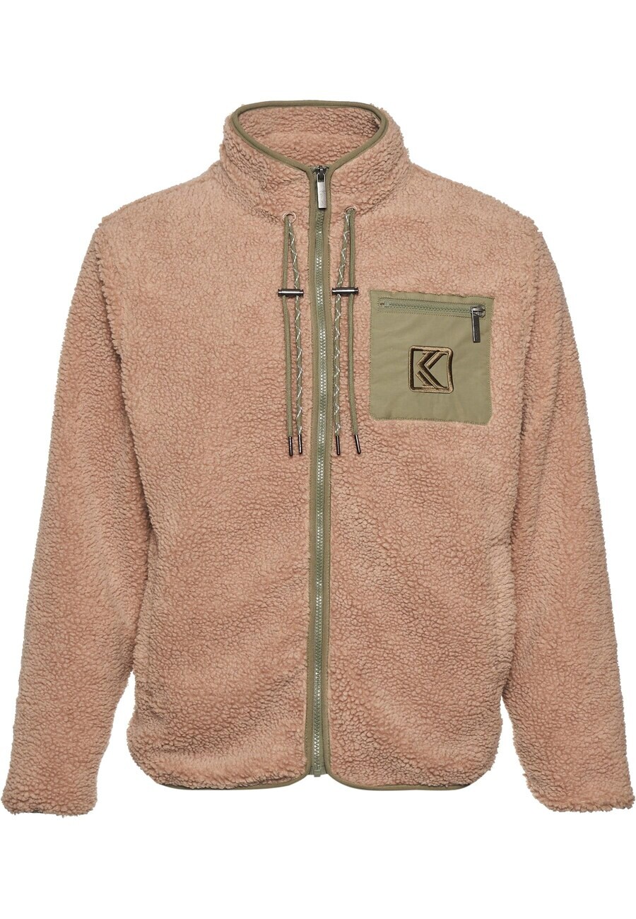 

Флисовая куртка Karl Kani Fleece Jacket, нюд
