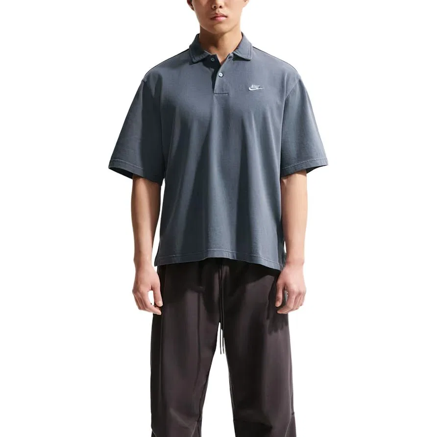 Спортивная мужская поло Sportswear Club Nike, Obsidian Color