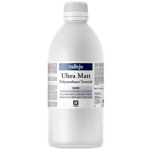 

Аксессуары Vallejo Vallejo: Ultra Matt Polyurethane Varnish (500ml)