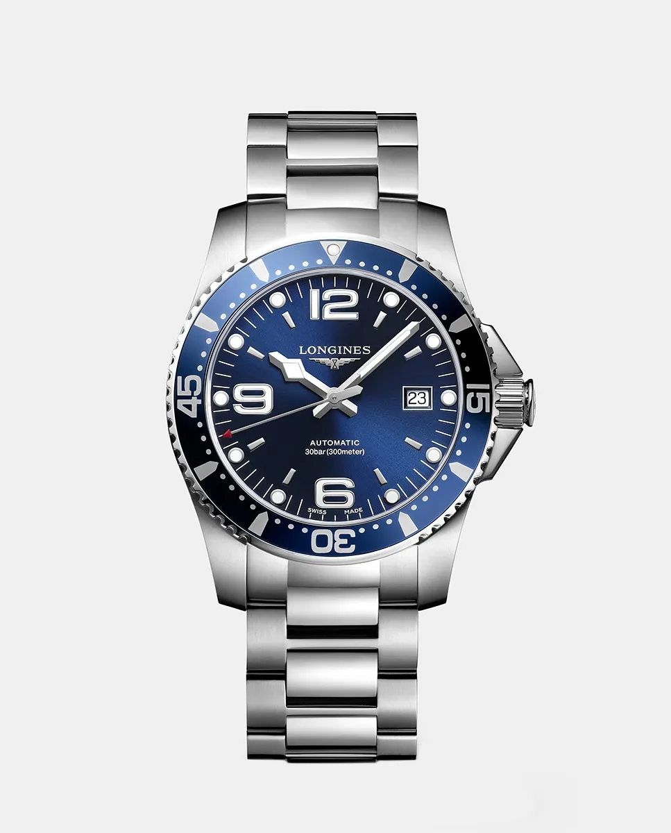 

Longines L37424966 Hydro Conquest автоматические стальные мужские часы, серебряный