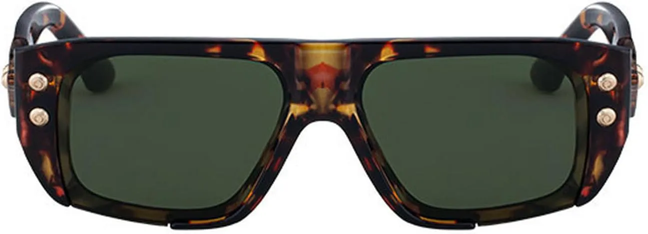 

Laureles Модные поляризованные солнцезащитные очки «кошачий глаз» для женщин и мужчин в стиле панк, с большой оправой, для вождения, с леопардовым принтом, C5