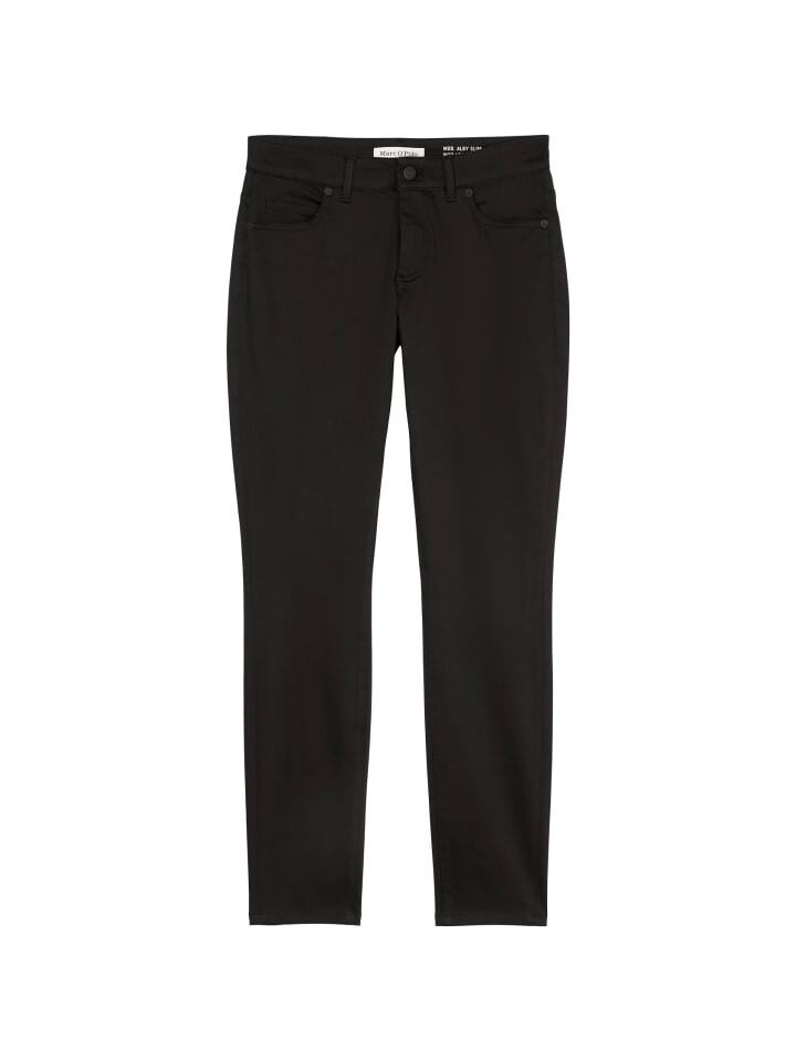 

Тканевые брюки Marc O'Polo Hose Model Alby slim, черный