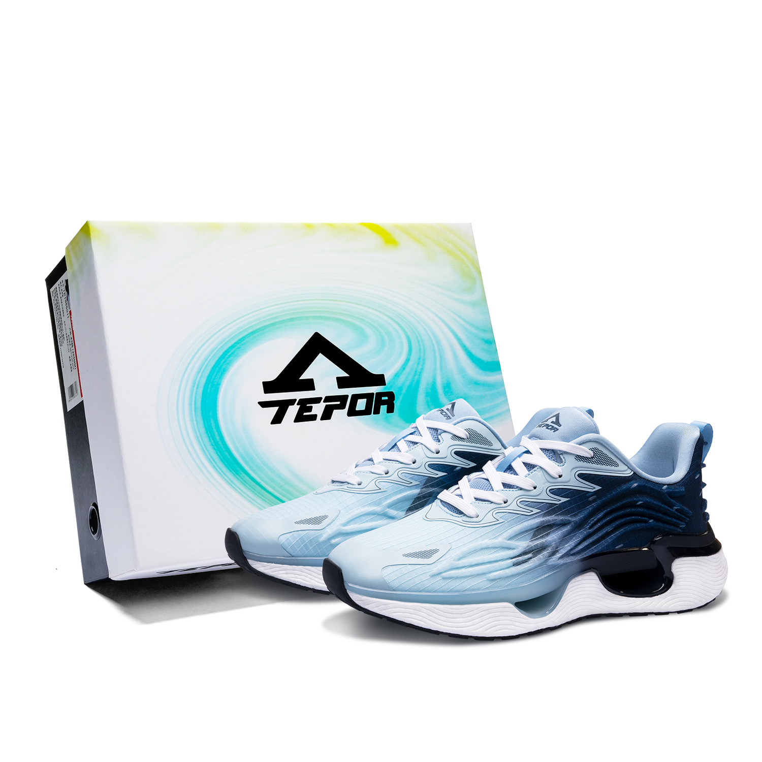 

TEPOR Кроссовки унисекс низкие Starry Black/Starry Gray/Starry Blue - Starry Blue Box, цвет Starry Blue Box