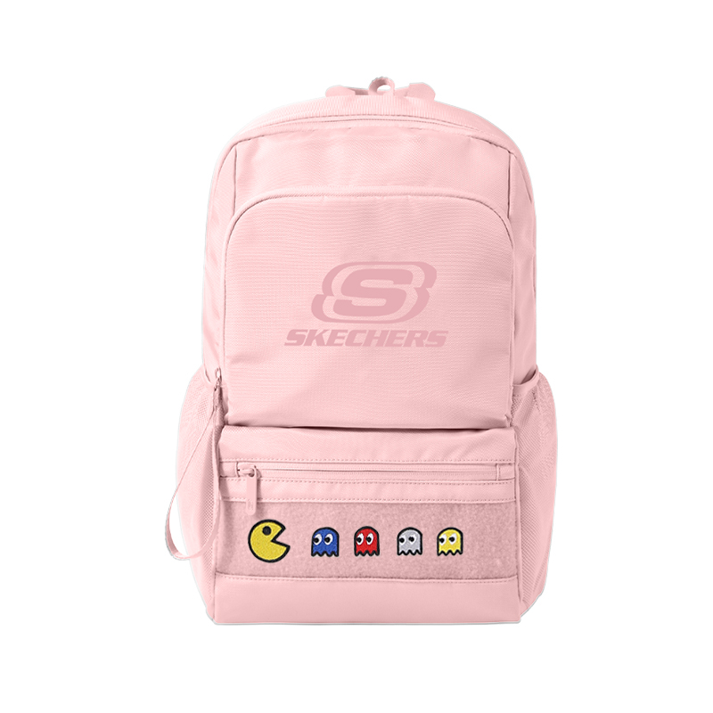 

Skechers Тканевый рюкзак унисекс разноцветный, Gift Included (Ice Pink+Pac-Man Hook-and-Loop 5 Pcs)