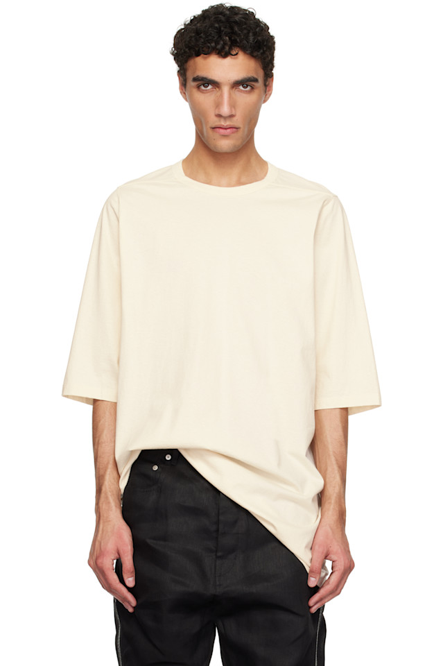 

Футболка Hollywood Jumbo SS Rick Owens, цвет natural