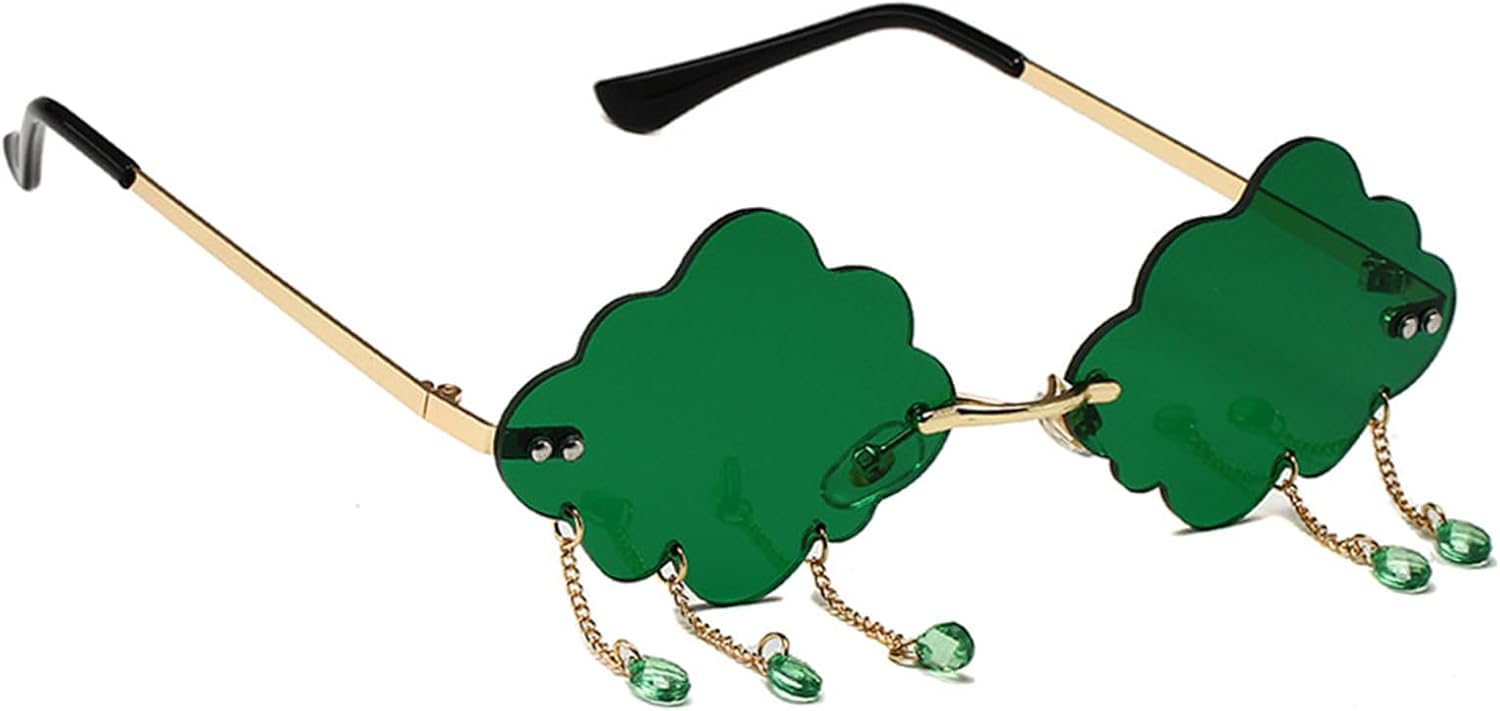 

Стильные солнцезащитные очки Clouds для девочек и мальчиков, реквизит для фотосессий, путешествия, крутые очки без оправы, стильные очки для девочек и мальчиков CAZSTYK