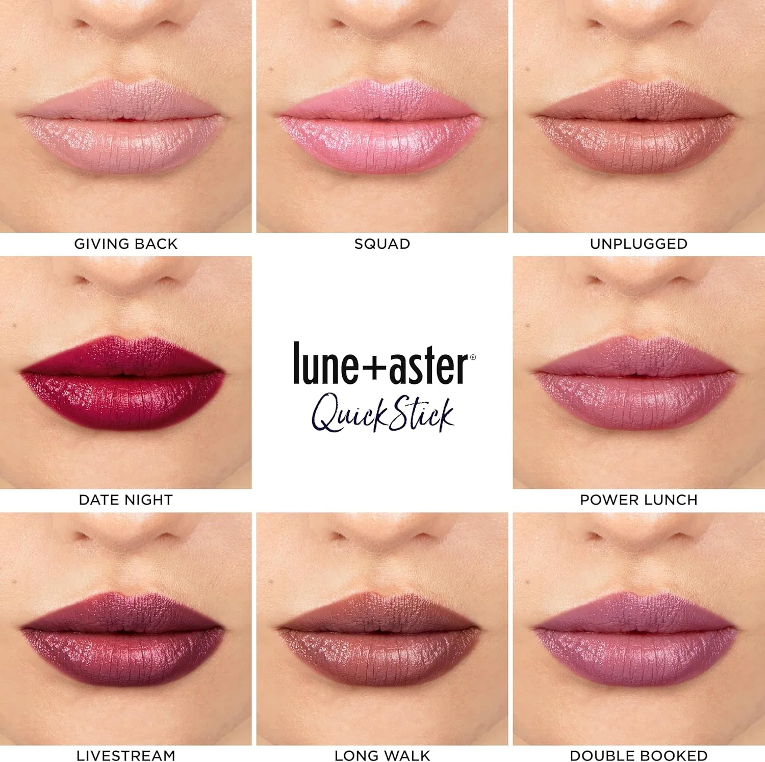 Губная помада Lune+Aster PowerLips Quick Stick Squad увлажняющая 2.8 г — фото 2