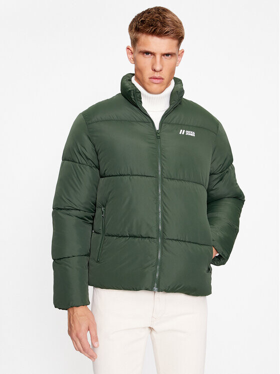 

Пуховик стандартного кроя Jack&Jones, зеленый