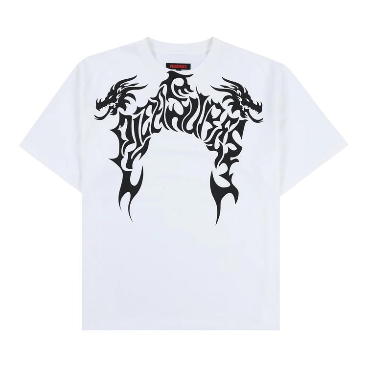 

Рубашка Pleasures Dragon Heavyweight Shirt, белый