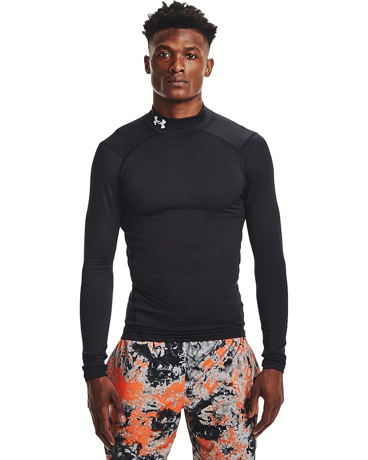 

Мужская футболка Under Armour Coldgear Armour Compression Mock, Black/White, Белый, Мужская футболка Under Armour Coldgear Armour Compression Mock, Black/White