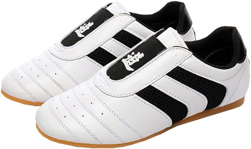 

Детские кроссовки для тхэквондо, бокса, карате, кунг-фу, тайцзи, легкие кроссовки для спорта, тренажерного зала и боевых искусств для мальчиков и девочек Auhoho, черный