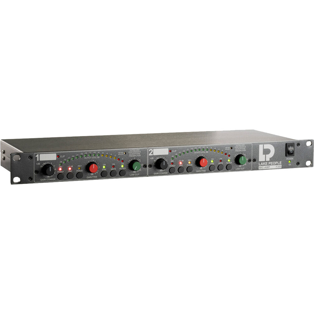 

Микрофонный предусилитель LAKE PEOPLE F355 2-Channel Microphone Preamp F355