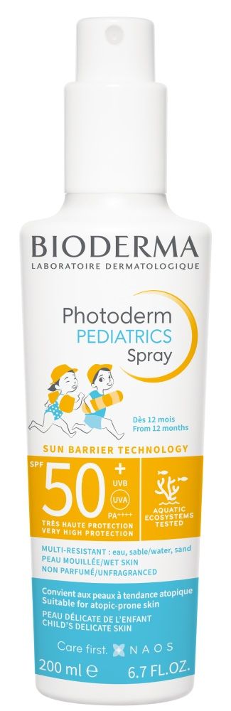 

Bioderma Photoderm Pediatrics SPF50+ защитный спрей для детей, 200 ml