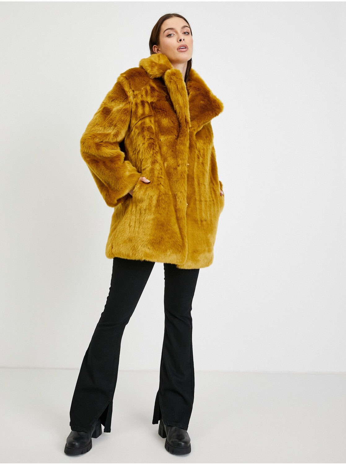 

Пуховик orsay Mantel, цвет Mustard
