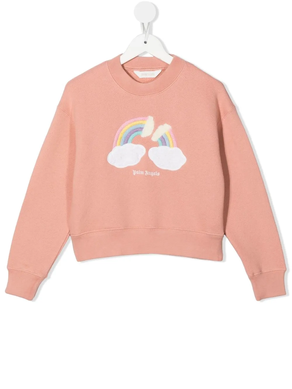 

Джемпер с принтом Palm Angels Kids, розовый
