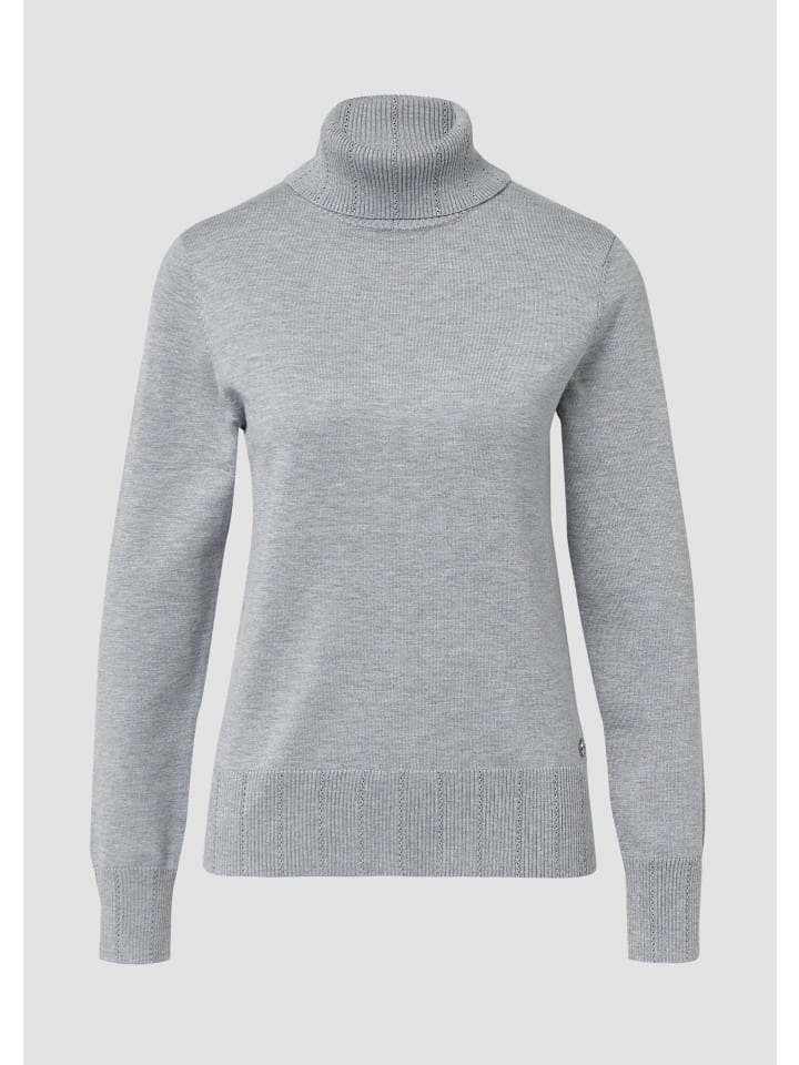 

Вязаный свитер цвета 9400_серый меланж s.Oliver