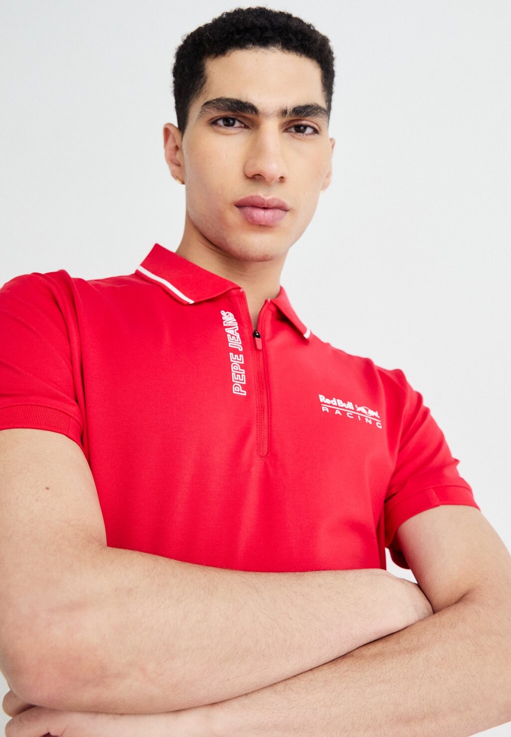 

Рубашка поло RED BULL RACING SPORTS ZIP PLACKET POLO Pepe Jeans, красный