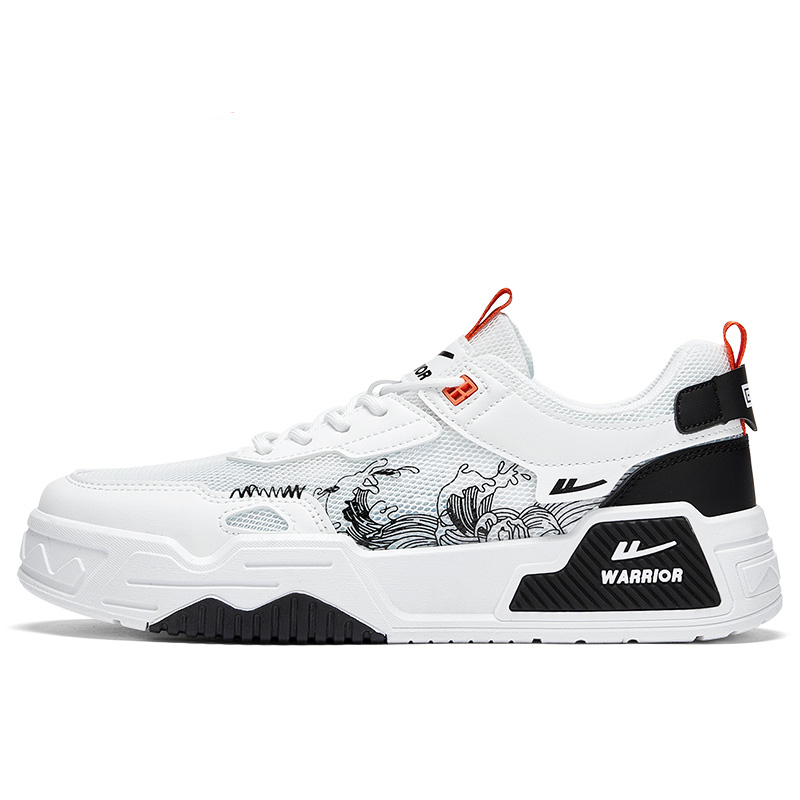

Износостойкие, нескользящие, низкие мужские кроссовки WARRIOR, White