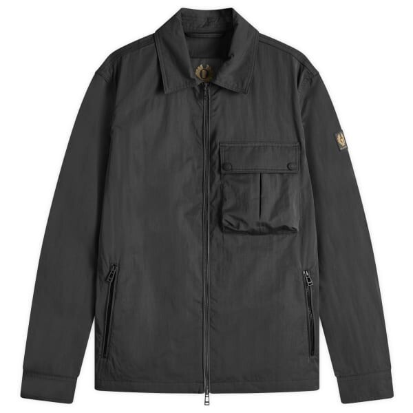 

Рубашка-Дрон из габардина Belstaff, черный