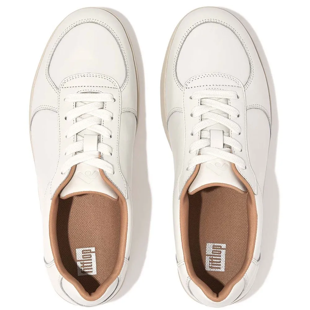 Кроссовки Fitflop Rally Leather Panel, белый — фото 3