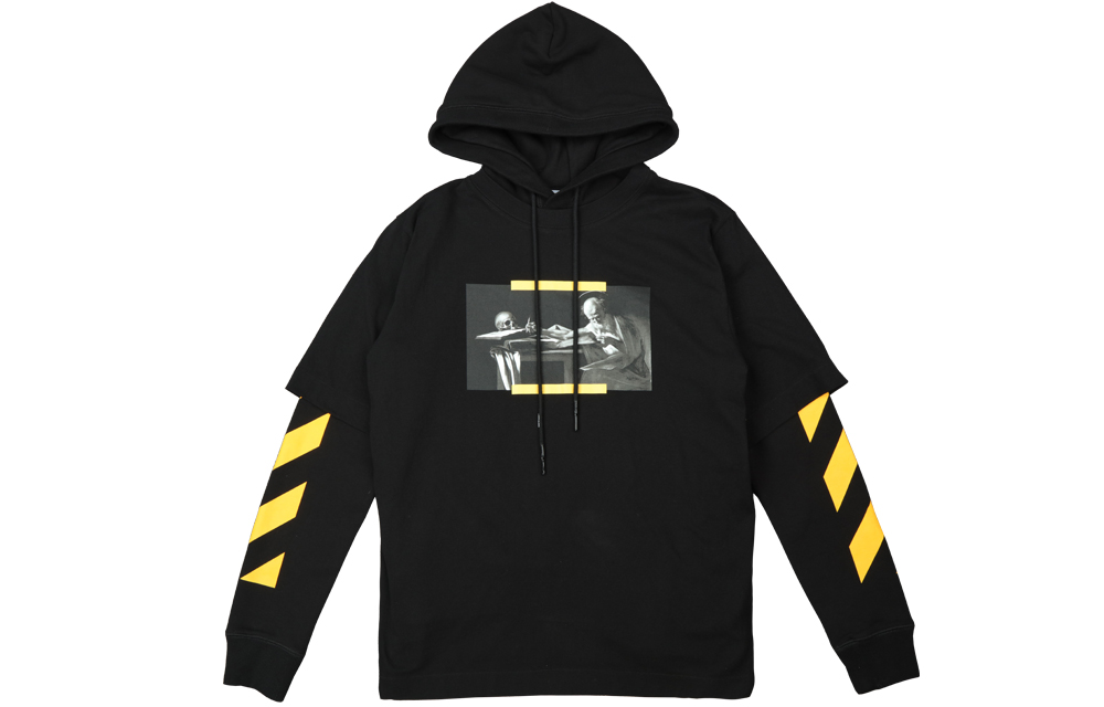 

OFF-WHITE Мужская толстовка, цвет Black