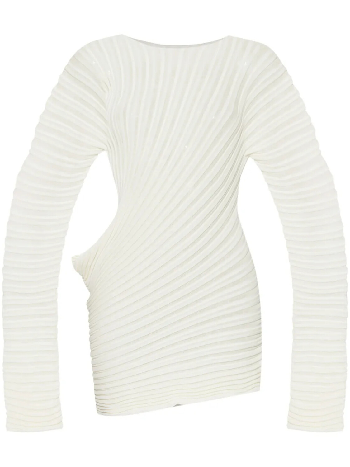 

Плиссированный топ Issey Miyake, белый