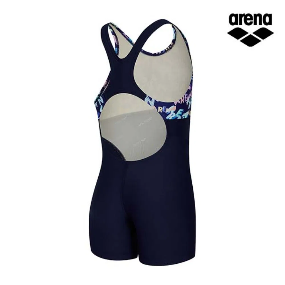 Детский цельный купальник Arena Full Racerback, тёмно-синий — фото 2
