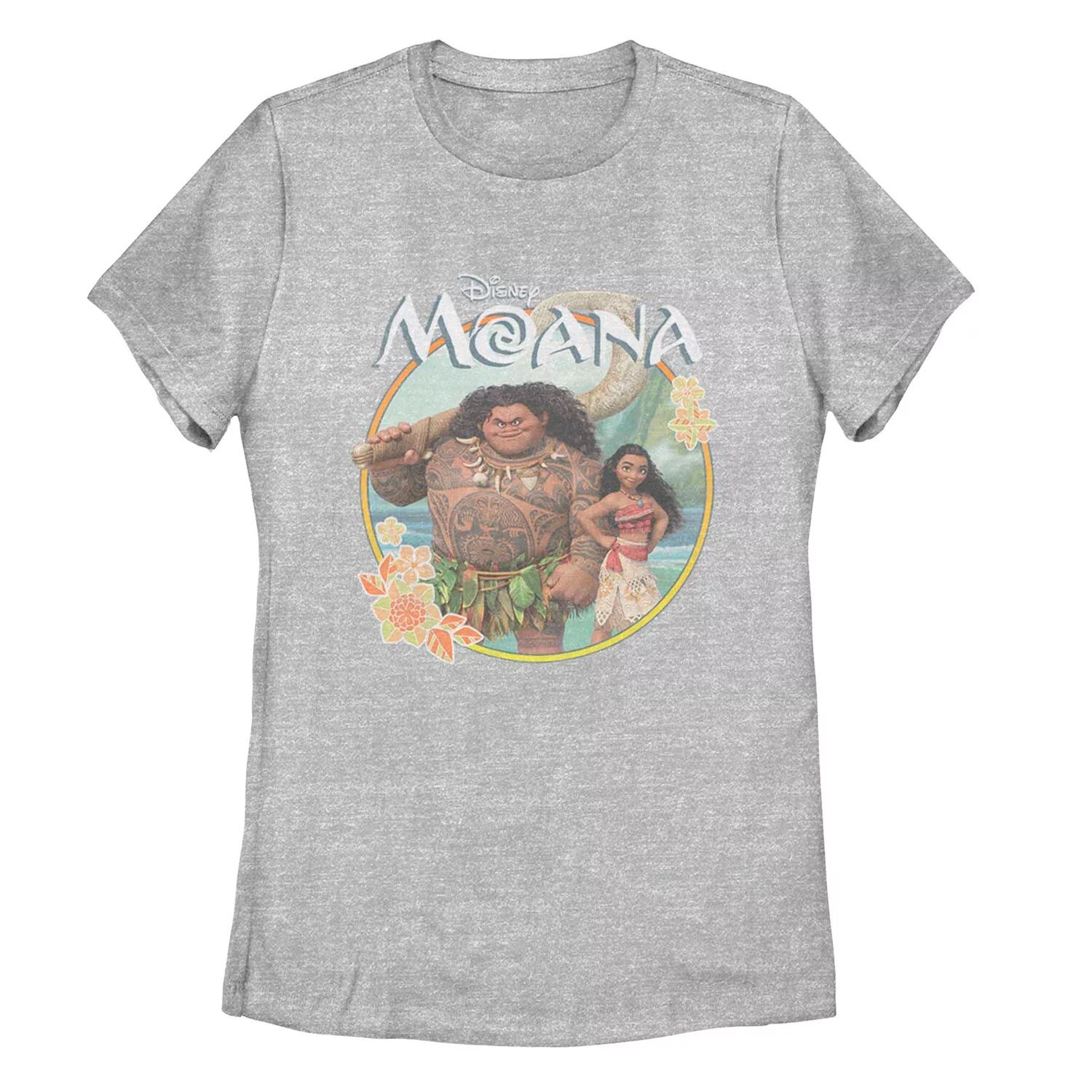 

Футболка с цветочным плакатом «Моана и Мауи» для юниоров Fifth Sun Disney Fifth Sun