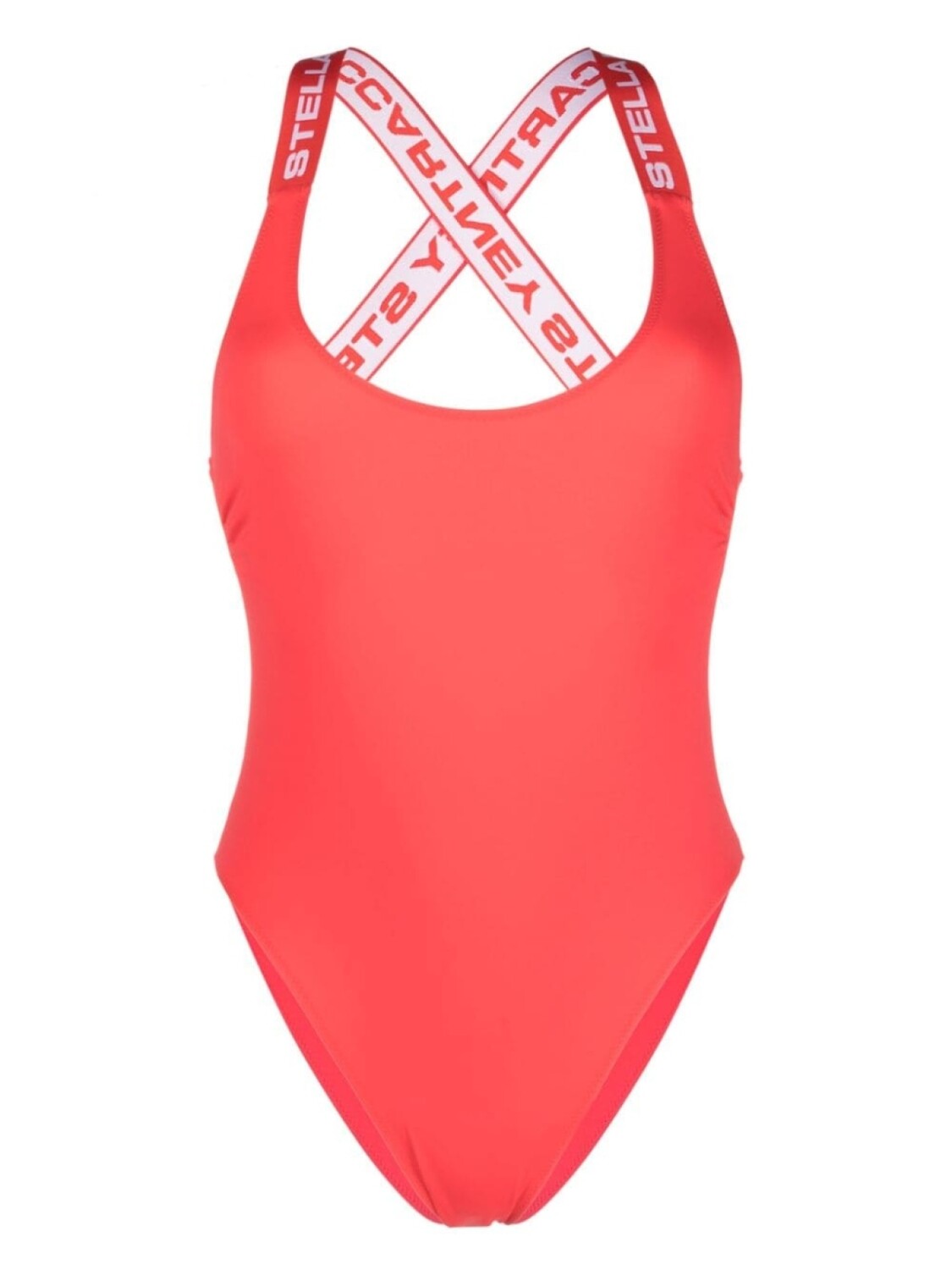 

Stella McCartney купальник с логотипом, красный