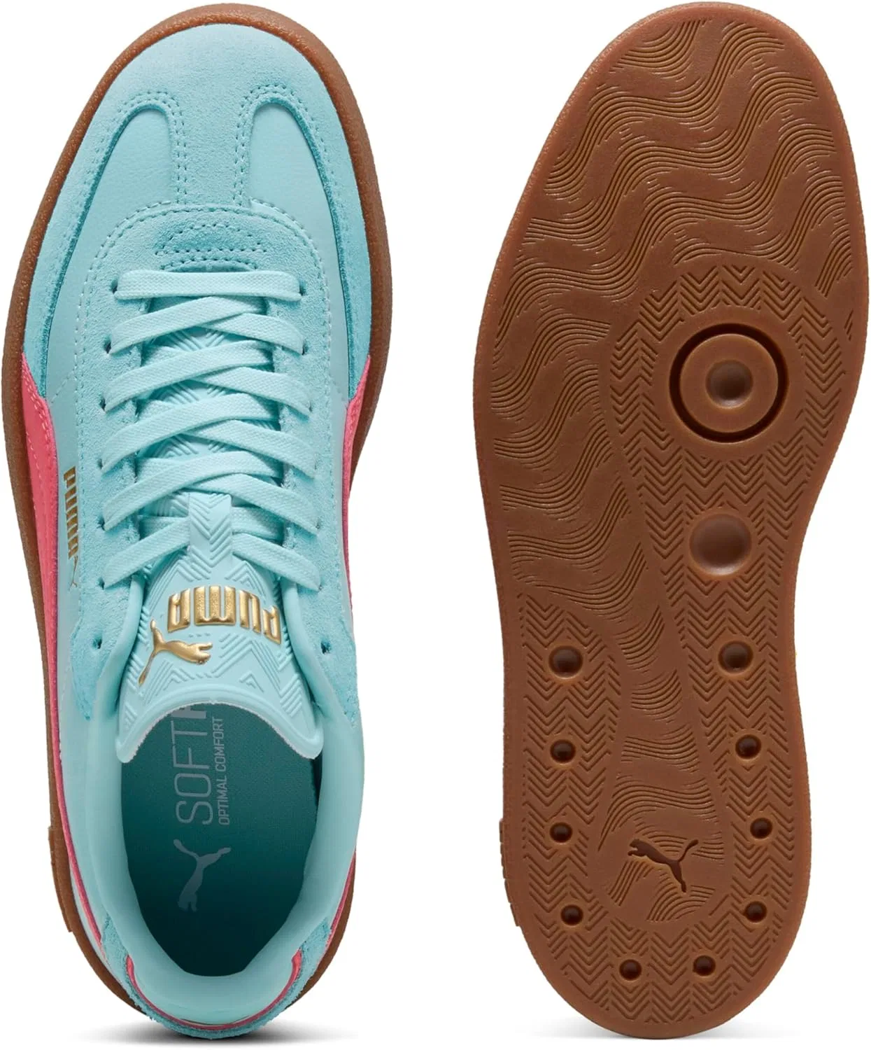 Кроссовки PUMA Unisex Club II Era, Safe Lake Peach Frost Gum — фото 4