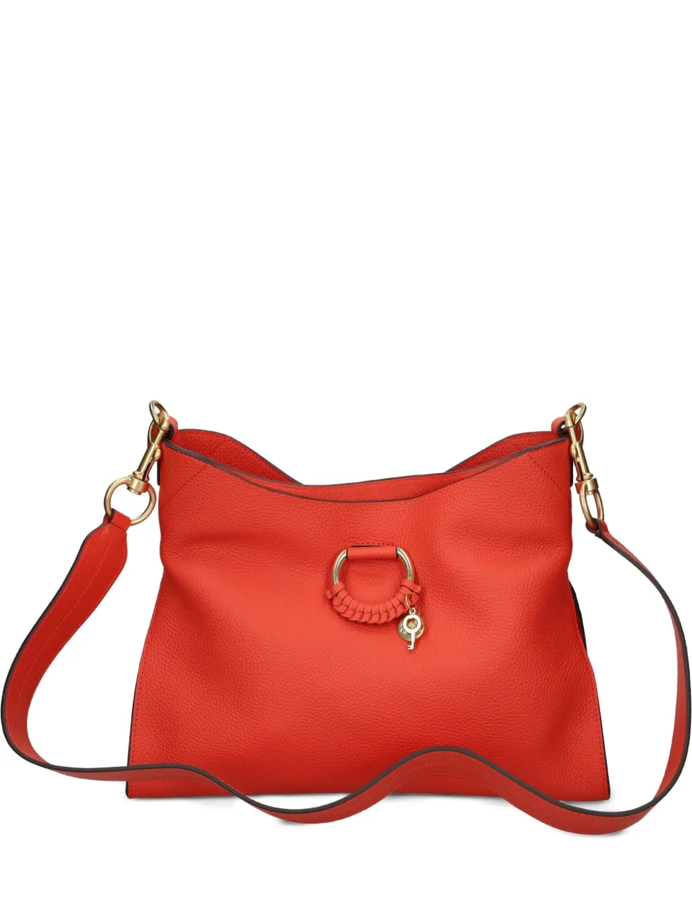 

Сумка на плечо Joan с круглой пряжкой See by Chloé, оранжевый