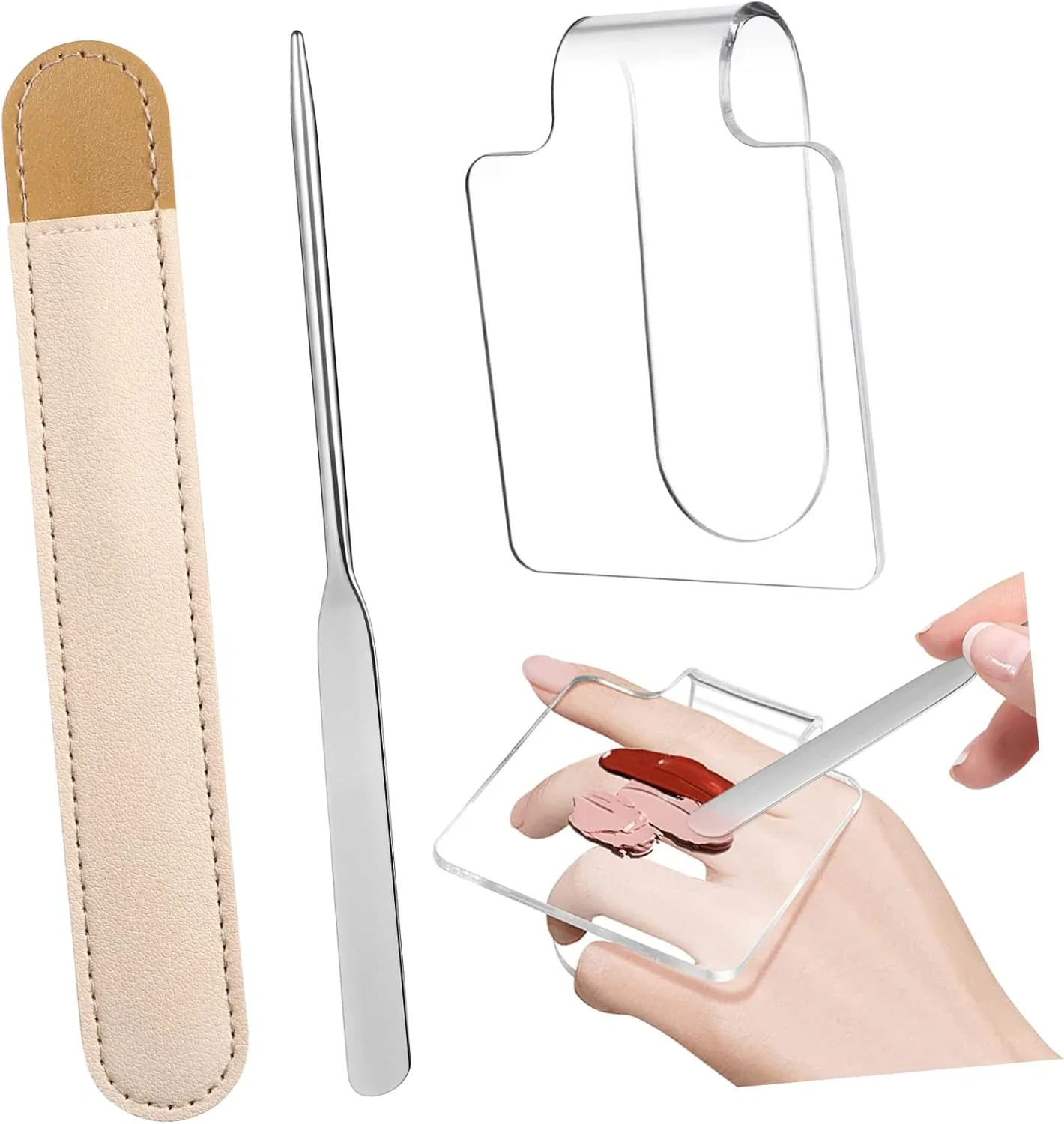 Палитра для смешивания лака Acrylic Nail Paint Tray Mikinona