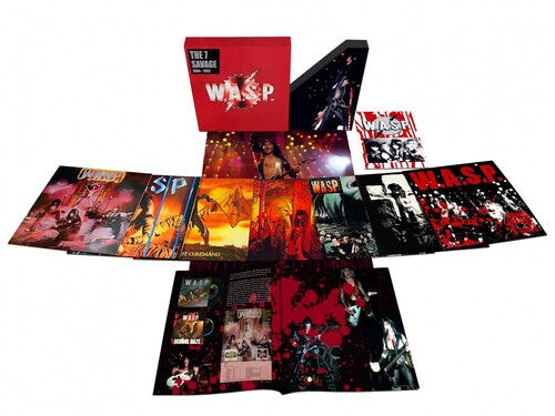 

Виниловая пластинка W.A.S.P.: 7 Savage - Second Edition - 8LP Box, 60 Page Book, Poster