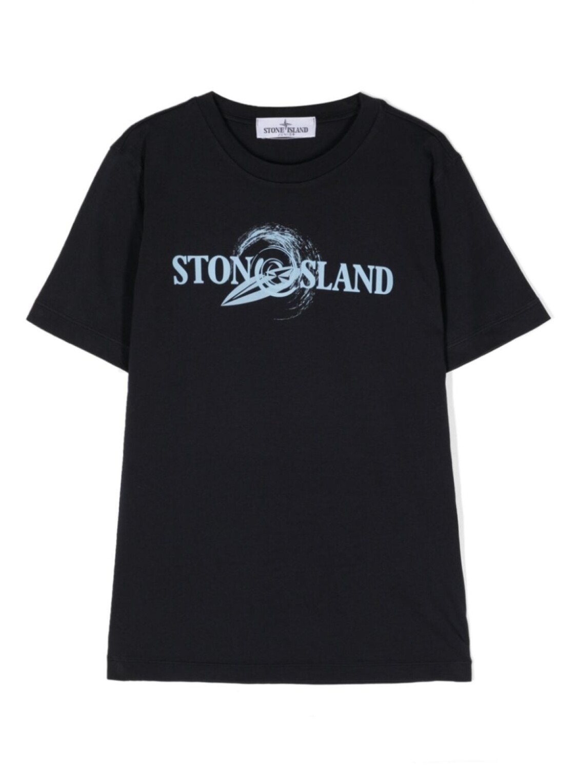 

Stone Island Junior футболка с логотипом, синий