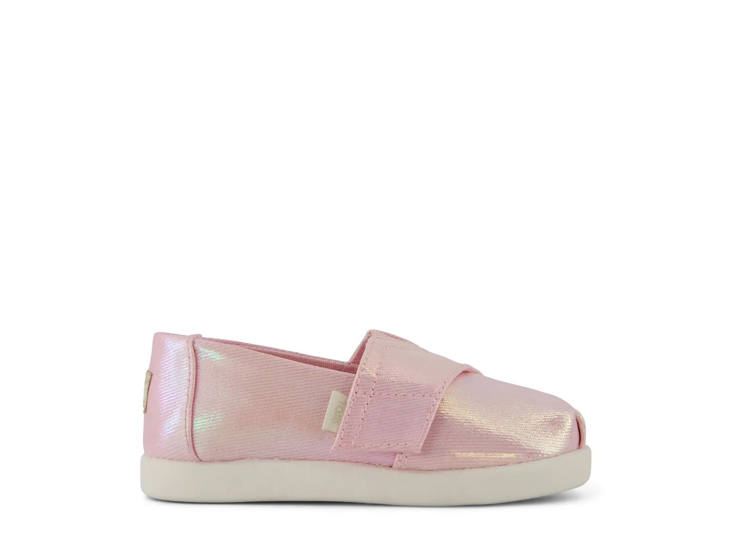 Слипоны TOMS Alpargata Slip-On Sneaker - Kids', Pink Iridescent — фото 4