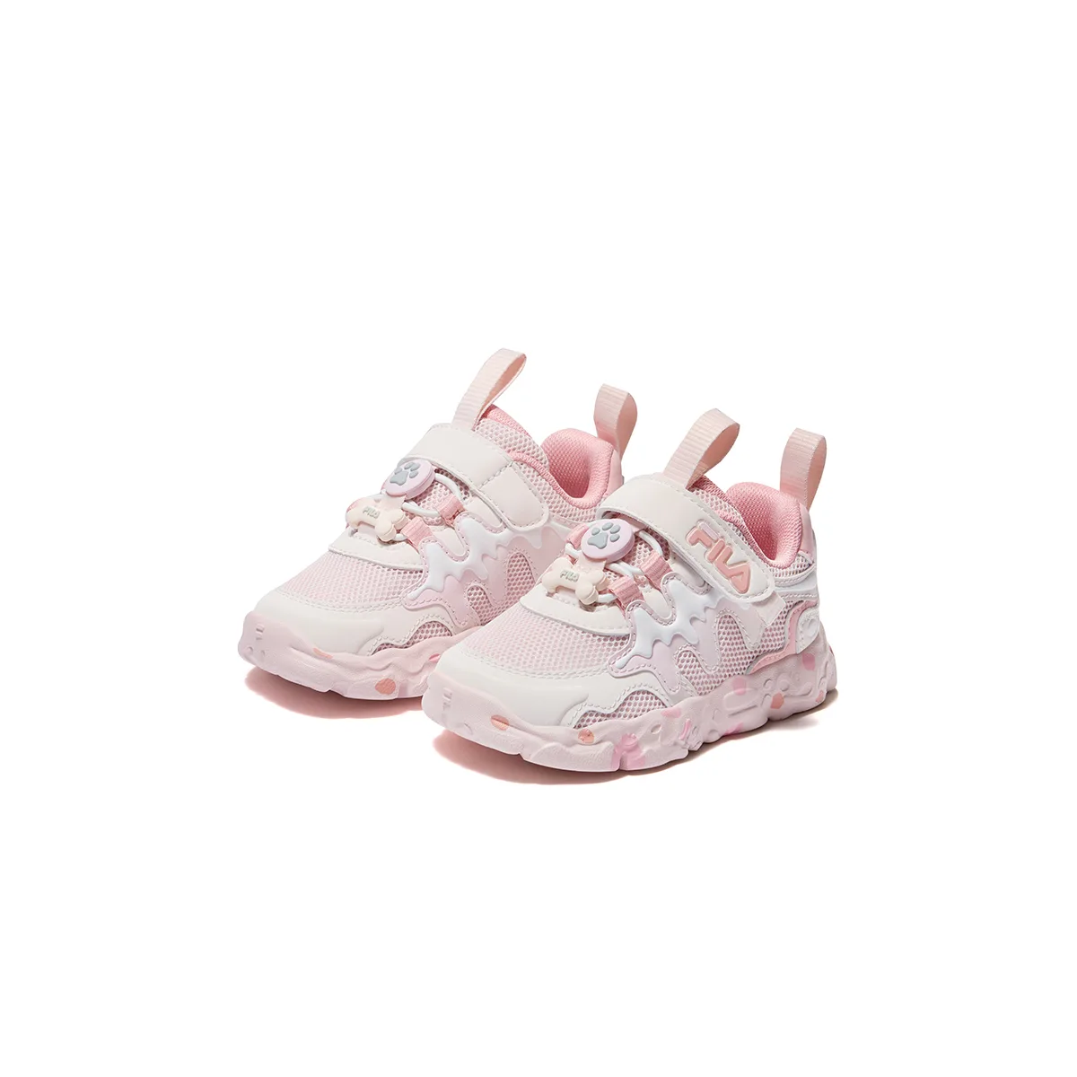 Heritage FHT детские кроссовки для малышей FILA KIDS, Crystal Pink/Petal Pink — фото 4