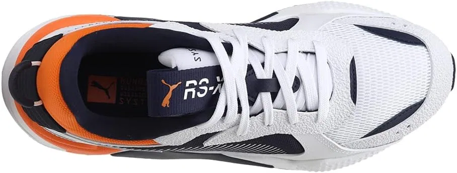 Мужские низкие кроссовки PUMA Rs-x Geek, сине-бордово-желтого цвета — фото 4