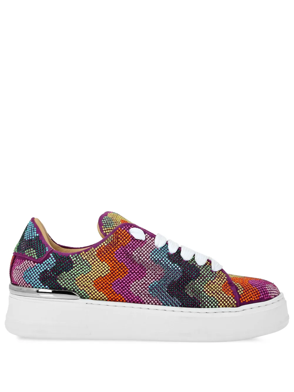 Кроссовки Crystal Waves Rainbow Philipp Plein, оранжевый