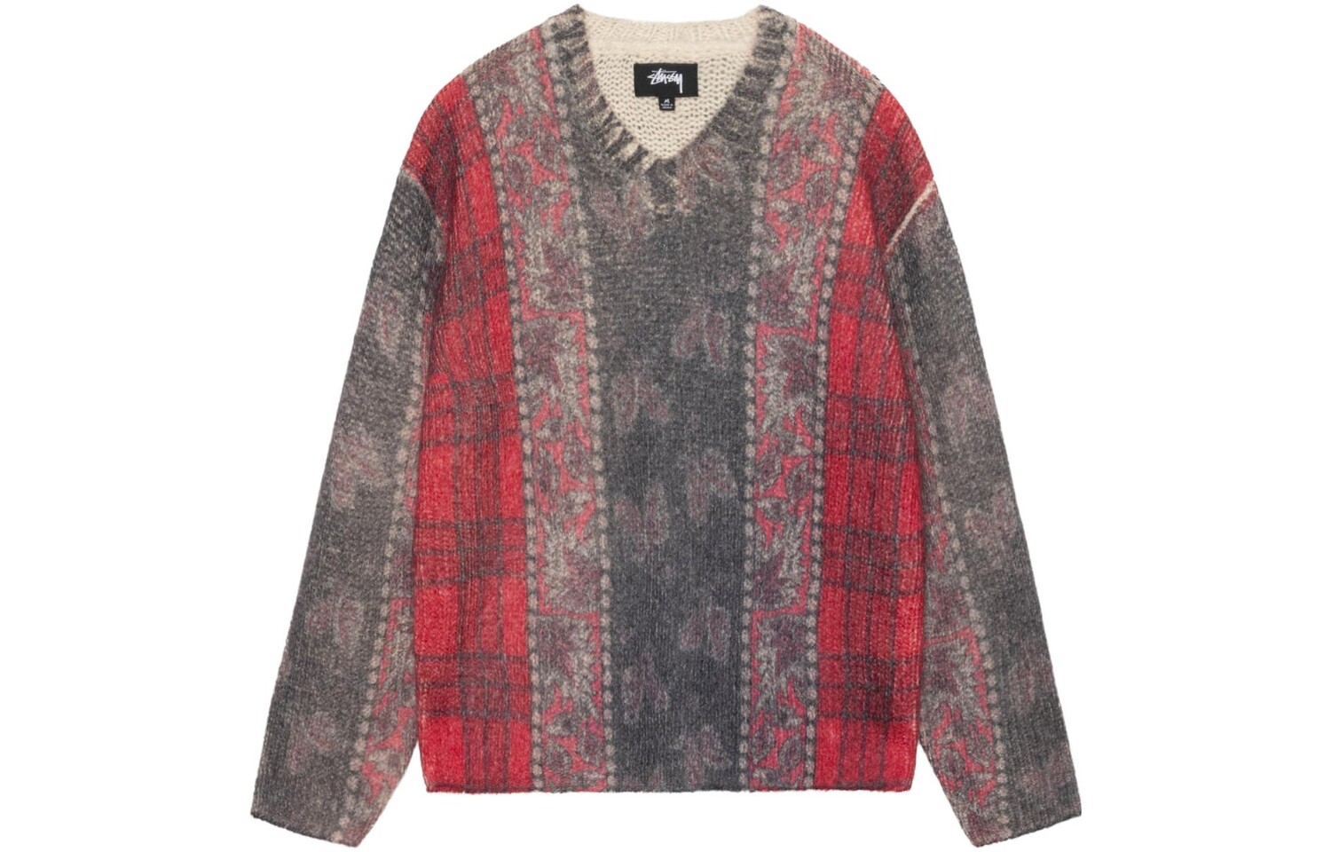 

Коллекция осень/зима FW23 свитер унисекс многоцветный Stussy, цвет Multicolor