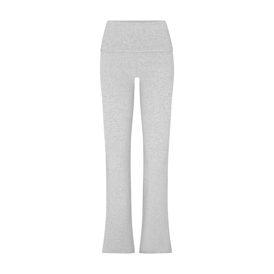 

Брюки с откидными плотами SKIMS Cotton Jersey, цвет Light Heather Grey