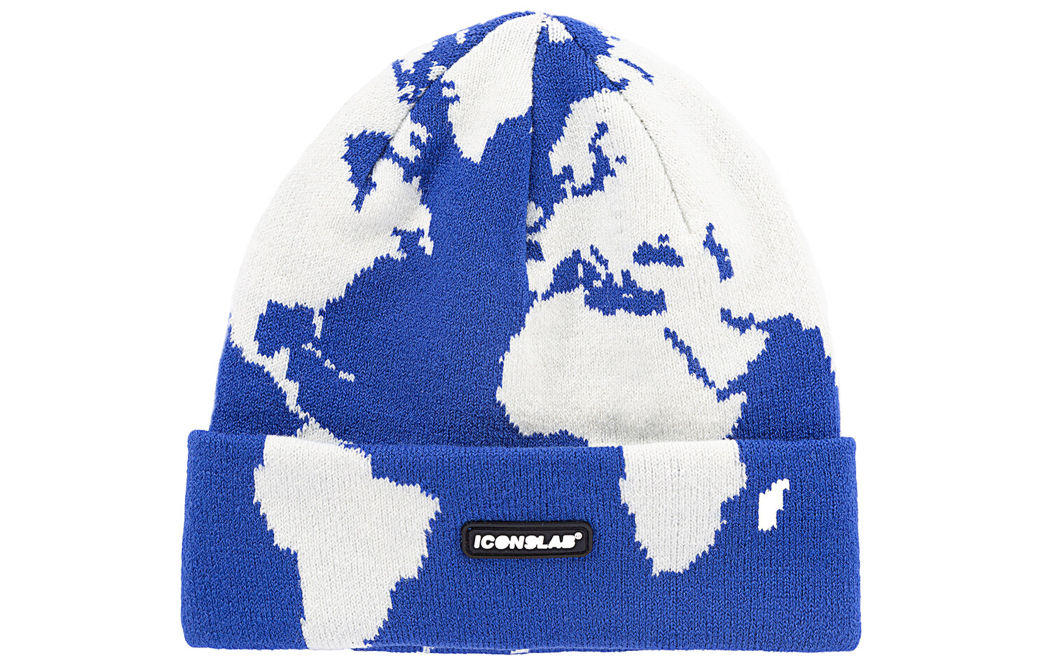 

Шапка-бини унисекс ICONS Lab, Синий/Белый