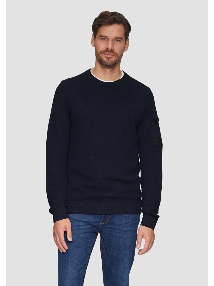 

Пуловер s.Oliver Strickpullover langarm, синий