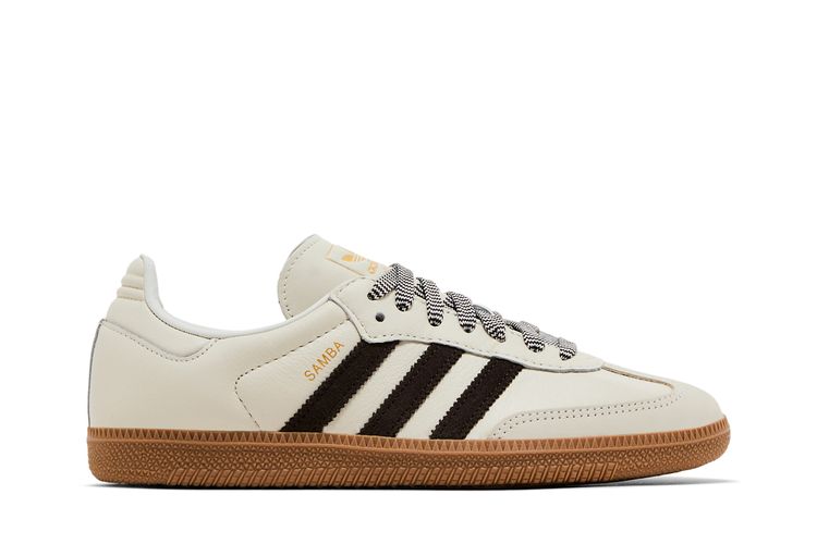 Кроссовки Wmns Samba OG 'Off White Dark Brown', кремовый