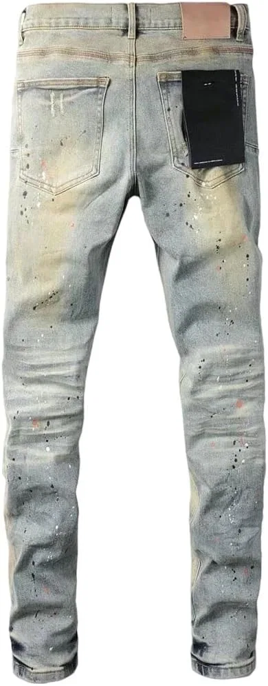 Джинсы skinny distressed, 9071