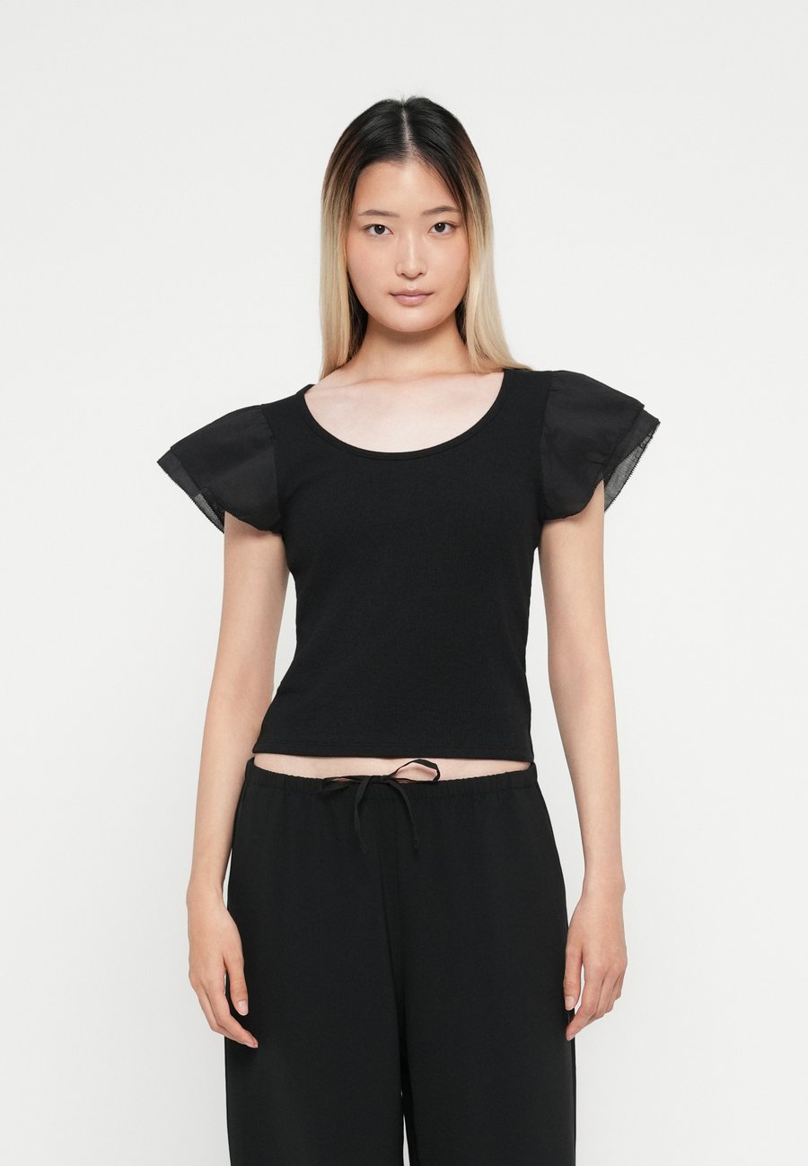 

Футболка GAP FLUTTER SCOOP, True Black/Black