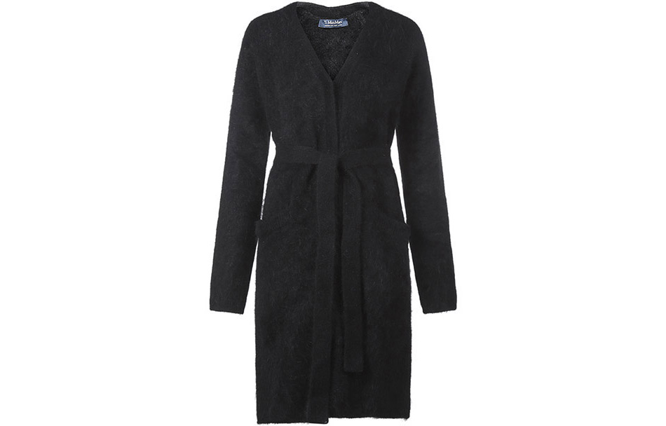 

'S MAX MARA Женское черное пальто Black, Black